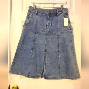 Jessica Simpson Blue A-Line Denim Skirt